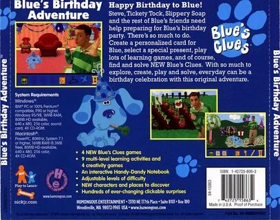 Blues Clues Birthday Adventure Free Download