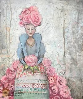 BLOG:: OOAK Artisan Showcase: Rose Queen Mixed Media Project