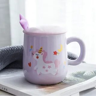 Wholesale New Ceramic Coffee Cup Cute Creative Unicorn Mug B