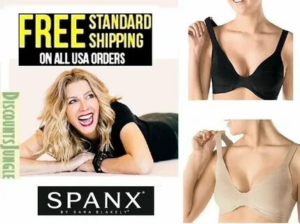 Spanx Bra-llelujah Bralette Soft Cup Bra Nude / Black Brand 