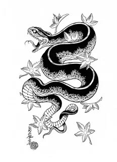 42+ Japanese Snake Tattoos Collection