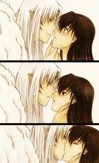 Sesshomaru And Rin Kissing posted by Samantha Johnson