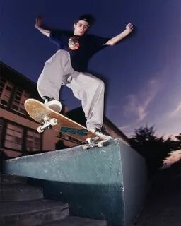 ike Carroll- Frontside Tailslide, Phot Skateboard photograph