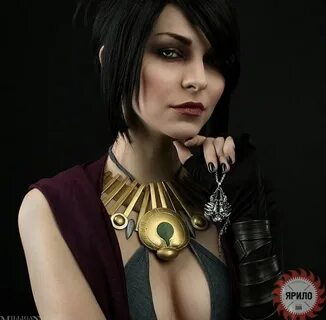 Morrigan dragon age cosplay Cosplay, Statement necklace, Mor