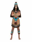 Kostüm Azteke Dame Ichtaca Damenkostüm Mexiko Ethno Nationen