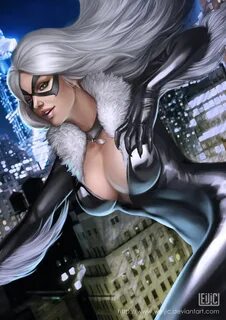 Black cat by Eric Chen (weijic) Black cat marvel, Black cat 