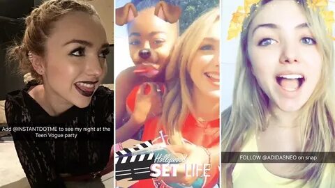 Peyton List Snapchat Videos September 23rd 2016 - YouTube