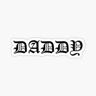 "Lil Peep Daddy Tattoo Original Design" Sticker by nmrkdesig