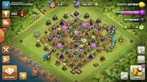 Clash of Clans Bases war for Town hall 11 - ClashTrack.com
