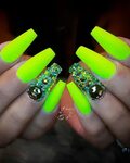 Best Nails for Summer 2019 Stylish Belles Neon yellow nails,