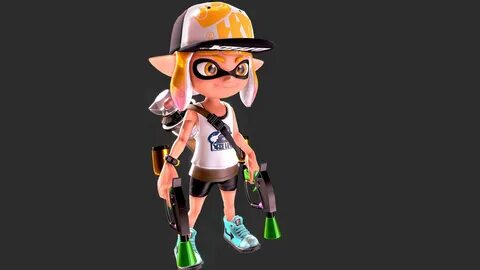 Splatoon 2 FanArt - 3D model by kyungbolee918 (@kyungbolee91