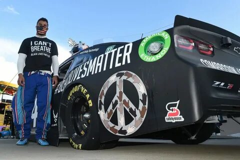 F1i Pic of the Day: Bubba Wallace puts BLM in the fast lane