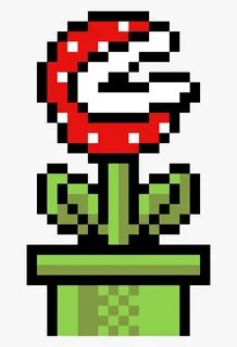 Mario Venus Fly Trap - Mario Piranha Plant Pixel, HD Png Dow