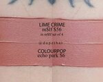 Lime Crime M $lf Dupes / Colourpop Echo Park Lipstick dupes,