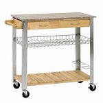 mobile kitchen island metal - Movable Kitchen Islands for Sm