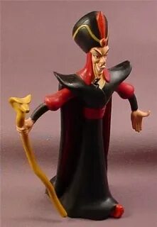 Disney Aladdin Movie Rubber Bendy Villain Jafar Figure With 