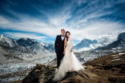 Ain't No Mountain High Enough For This Couple Who Wed On Mou