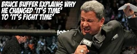 Bummer, the UFC is not using Bruce Buffer to be the announce