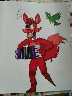 Rockstar Foxy drawing! Five Nights At Freddy's Amino