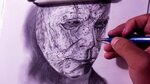 Drawing Michael Myers Halloween Movie 2018 - YouTube