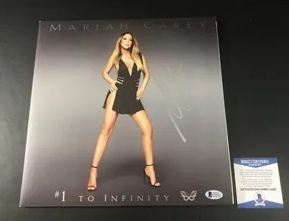 Mariah Carey Signed Autographed #1 To Infinity Vinyl Album L