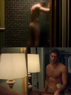 John Krasinski shows his butt and toned abs in a scene from 