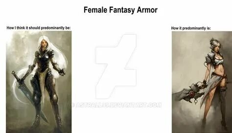 Female armor Memes