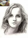 Pencil drawing of Hermione Granger from Harry Potter (actres