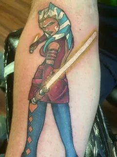 Ahsoka Tano tattoo via https://www.facebook.com/photo.php?fb