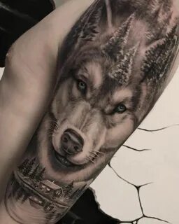 A winter wolf by Kir Wolf tattoos, Wolf tattoo, Wolf tattoo 