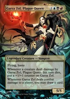 Garza Zol, Plague Queen Magic the gathering cards, Magic the
