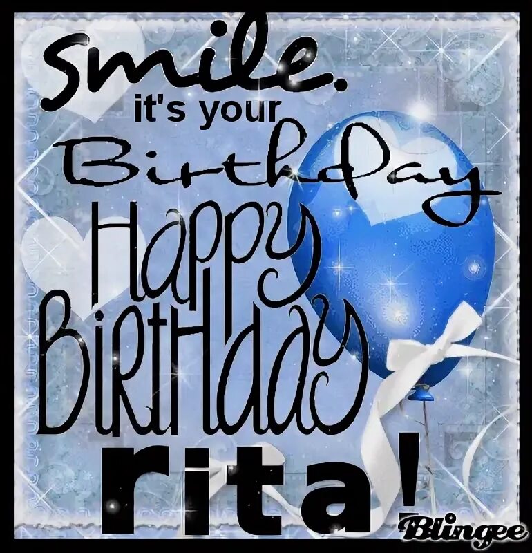 Imagem de Happy Birthday Rita! #124871347 Blingee.com