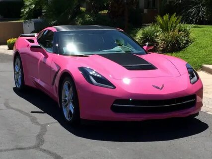 Hot pink 2014 Corvette C7 Stingray....I'm sorry but this is 