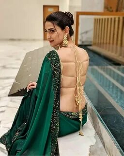 Pin by Shaikh Amjad on Blouse Designs Backless blouse design