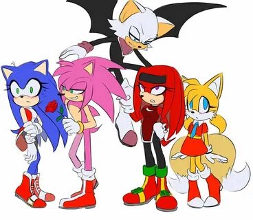 Gender bender Sonic and Co by Di-Dash Sonic heroes, Sonic fa