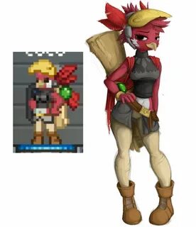 Starbound: Coco by Et-ya Anthro furry, Concept art character