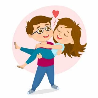 A man carrying a woman in his arms 695672 Vector Art at Vect