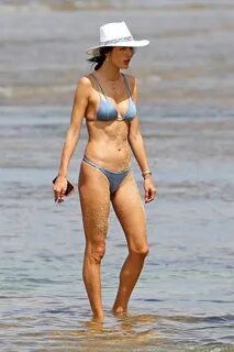 ALESSANDRA AMBROSIO in Bikini at a Beach in Hawaii 04/06/201
