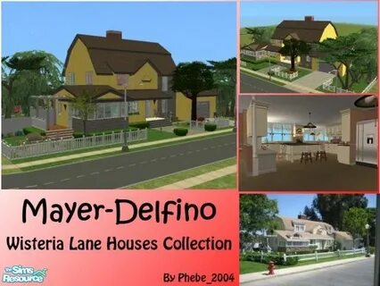 The Sims Resource - Wisteria Lane House: Mayer-Delfino