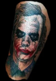Heath ledger joker tattoo, joker tattoo, Joker tattoo design