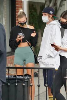 HAILEY and Justin BIEBER Waiting in Line for a Table in West