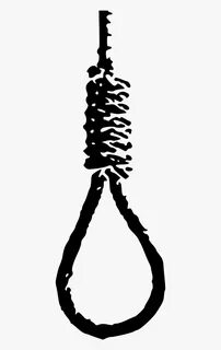 Hanging Rope Rope Hangman - Hanging Rope Drawing, HD Png Dow