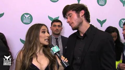 Interview with Brandon Calvillo on the teal carpet of the 8t