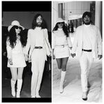 My girlfriend and I dressed up as John Lennon and Yoko Ono f