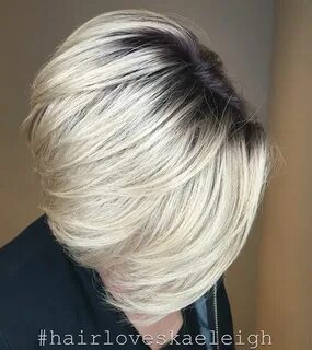 Platinum blonde hair with shadow root ✨ ✨ ✨ #blondehair #sho