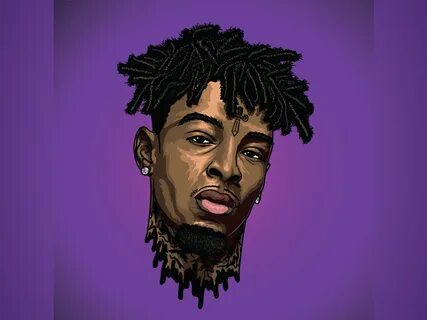 Cartoon Portrait - 21 Savage by Geetpal Singh on Dribbble