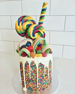 Childhood Memories Lolly cake, Candy birthday cakes, Sprinkl