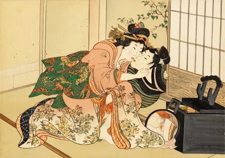 KONSTNÄR FRÅN UTAGAWA SKOLAN,Shunga album, Japan, sen Edo (1