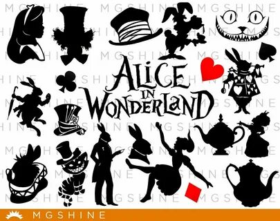 Alice in Wonderland SVG for Cricut Silhouette Alice in Etsy 
