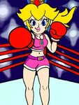 Colors Live - Princess Peach Boxing by SuperSonicBandicoot